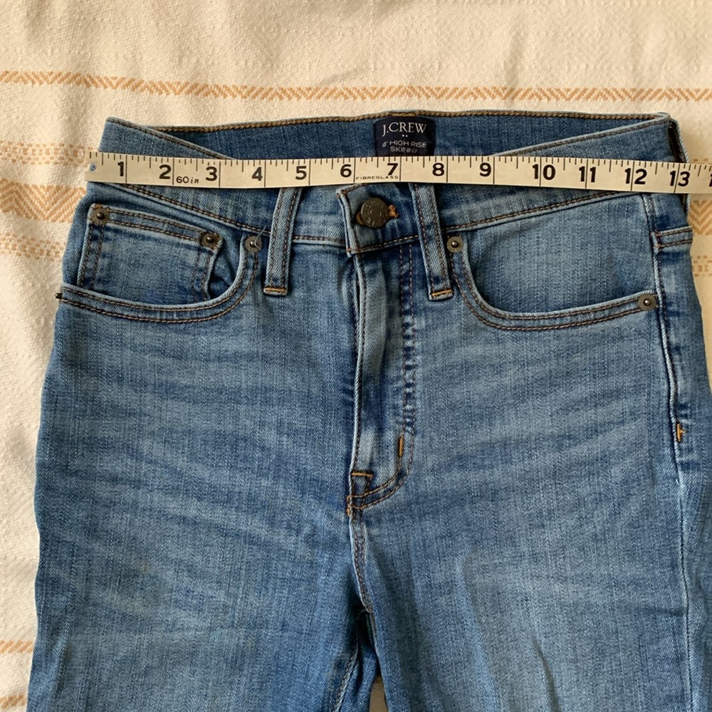 J. Crew 10” High Rise Skinny Jeans Size 24 - Picture 8 of 11